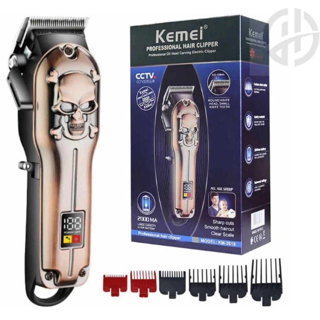 Máquina Corta Cabelo E Barba Profissional Visor Lcd ND - 9929 NOVAVIDA em Oferta na Shopee