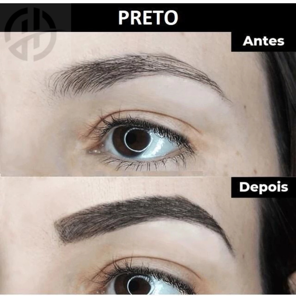 Detalhes do Lapis Caneta Henna Efeito Microblading Sobrancelha