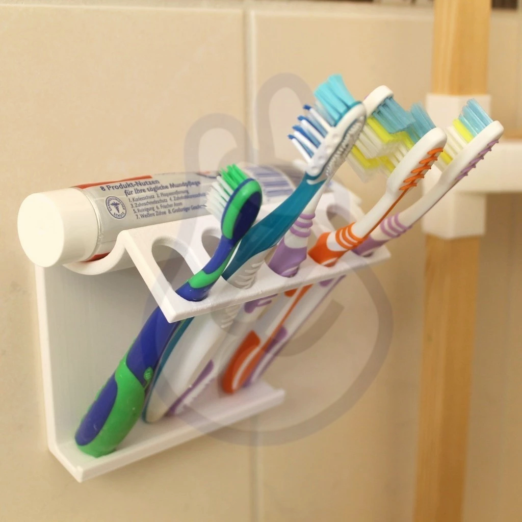 Porta escova de dentes, suporte pendurado, organizador local. em Oferta na Shopee