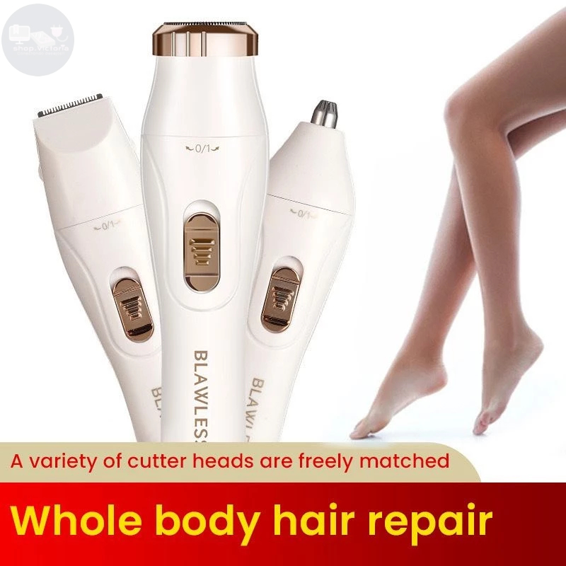 Barbear Depiladora De Recarregável Elétrica Multifuncional 3 em 1