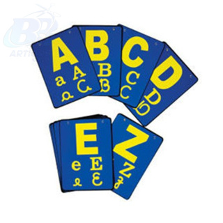 Varal Alfabeto EVA HAITI - A a Z - Tamanho 30x21cm - Cor azul. em Oferta na Shopee