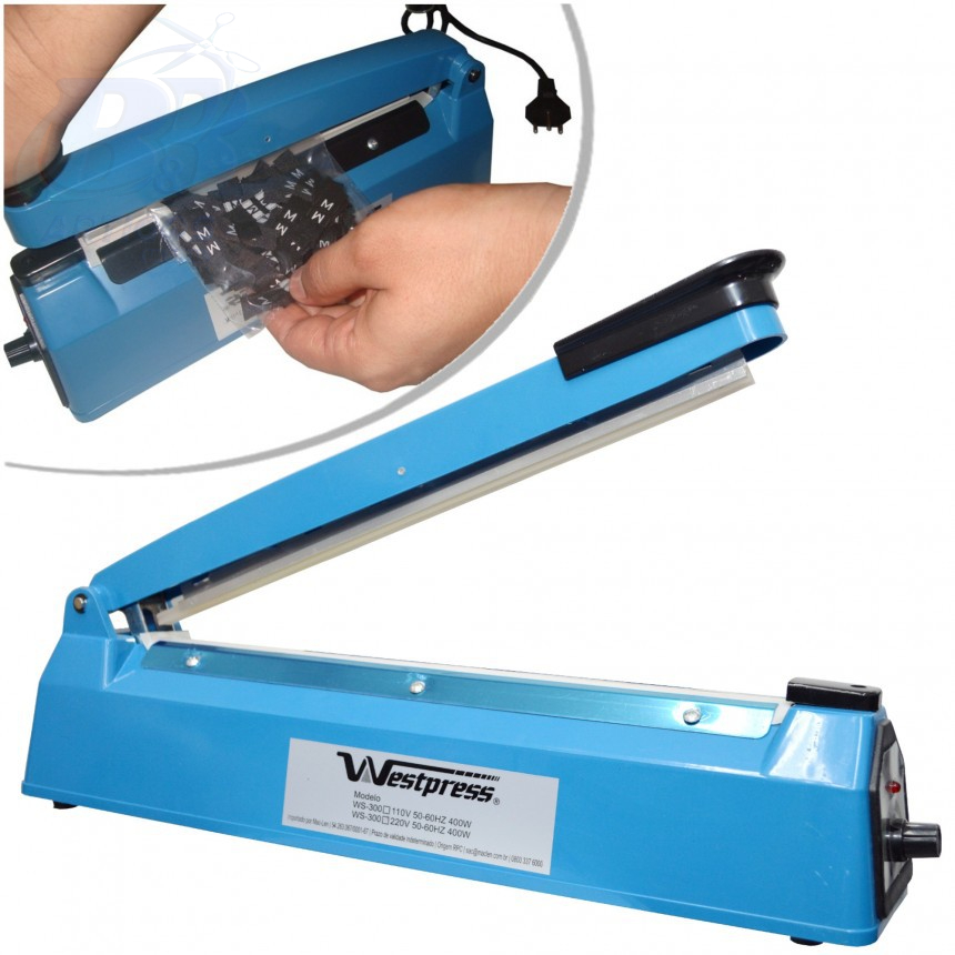 Seladora Manual 20 Cm P/ Embalagens Plásticas Stand ( 110v )