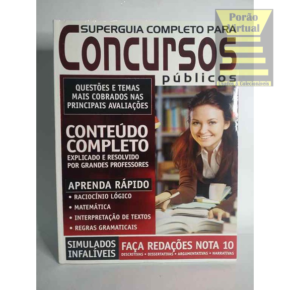 Imagem Super Guia Completo para Concursos Públicos / Livro Guia Estudar Concurso Apostila