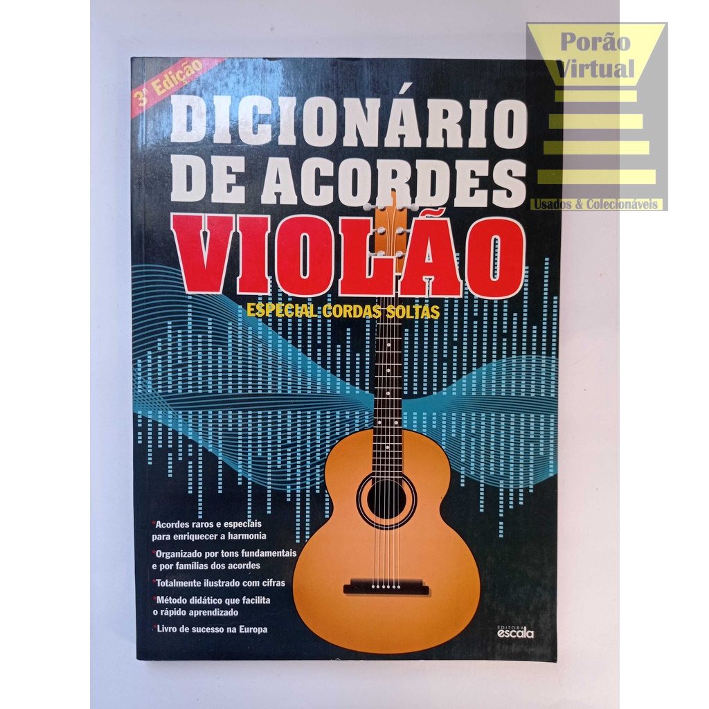 Dicionário De Acordes - Violão / Livro Estudar Aprender Tocar Musica