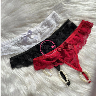 Kit 10 Calcinha Fio Dental Tailandesa Com Pérolas Renda Sexy Luxo Sensual Mit Lingerie em Oferta na Shopee