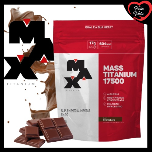 Hipercalorico Chocolate 3kg Max Titanium Mass Massa