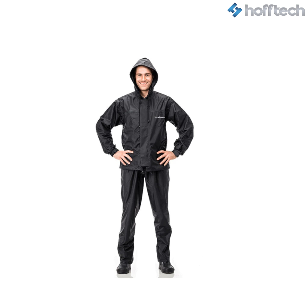 Capa De Chuva Motoqueiro Nylon Pantaneiro com capuz