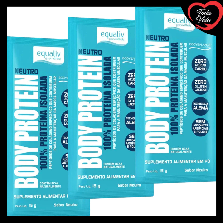 BODY NEUTRO PROTEIN SACHE - 3 UNI Equaliv