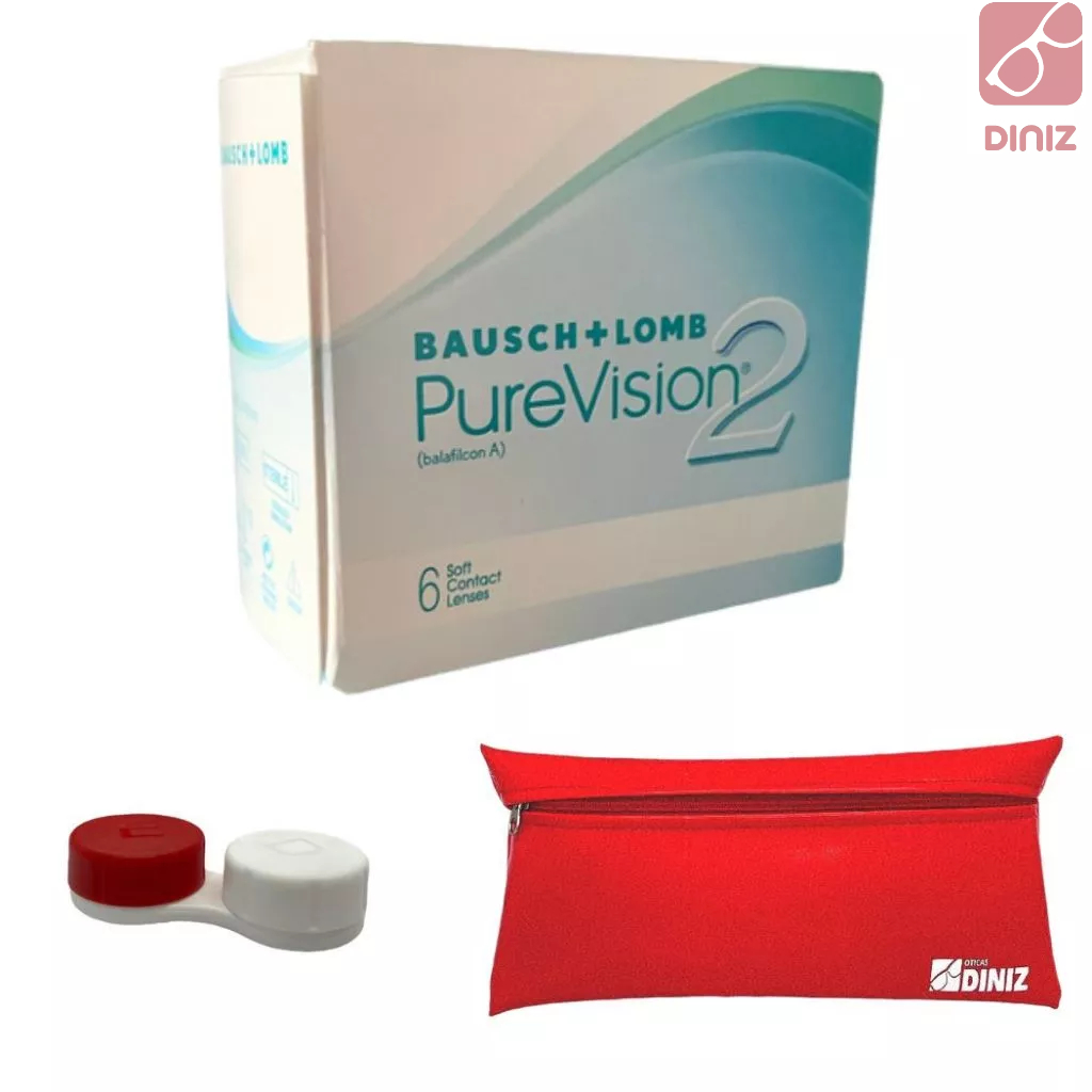 Lente De Contato Purevision 2 Com Grau Entrega Rápida