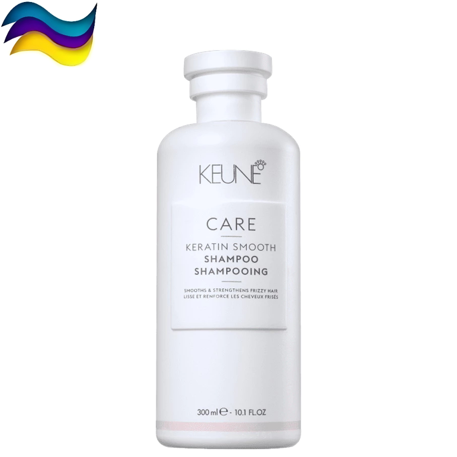 Shampoo Keune Keratin Smooth 300ml Antiquebra Fortalecimento Cabelos Danificados
