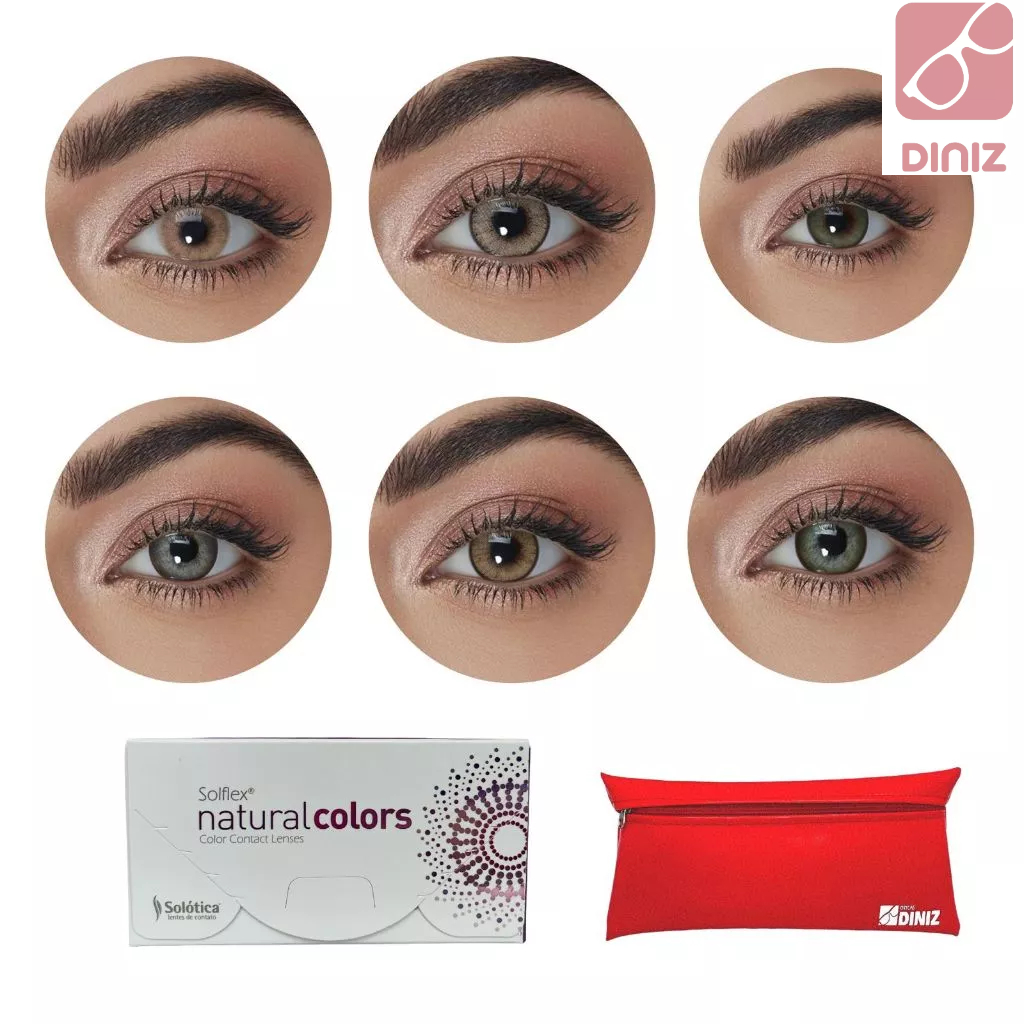 Lente De Contato Colorida Com Borda Com Grau Mensal Solótica