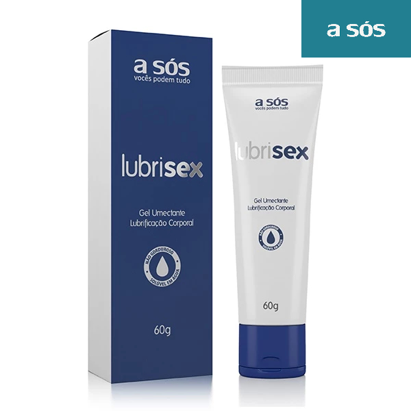 Gel Lubrificante Neutro Base D'água Lubrisex - 60g em Oferta na Shopee
