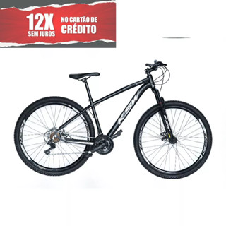 Bicicleta Aro 29 Bike MTB 21v Marchas KSW XLT 200 Cabeamento Superior Interno