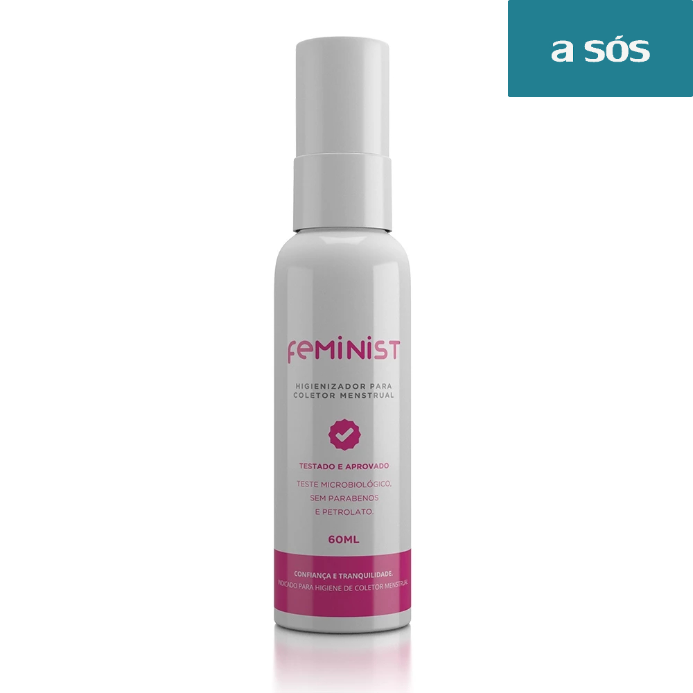 Higienizador para Coletor Menstrual Feminist - 60ml