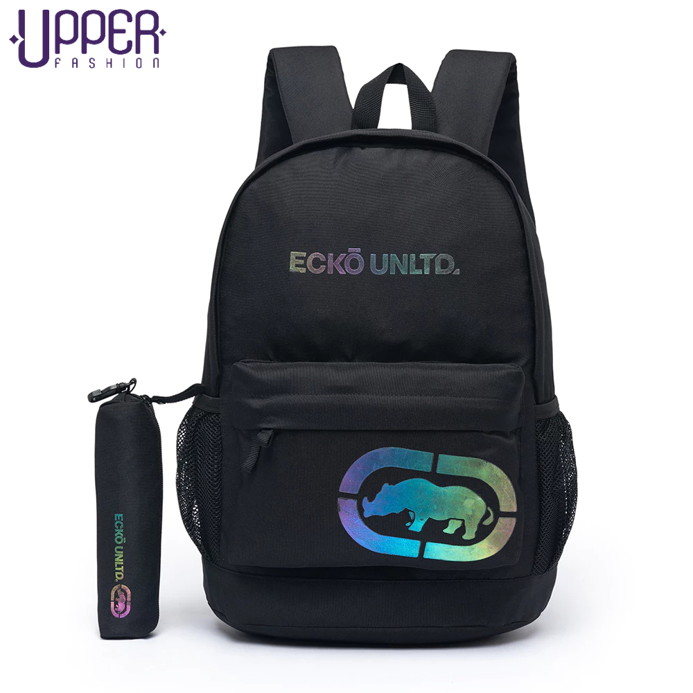 Mochila Preta Estojo Escolar Reforçado Juvenil Faculdade Espaçosa em Oferta na Shopee