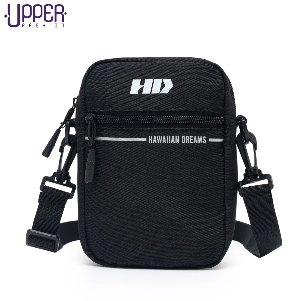 Shoulder Bag HD Casual Pochete Preta Bolsa Transversal Resistente Masculina