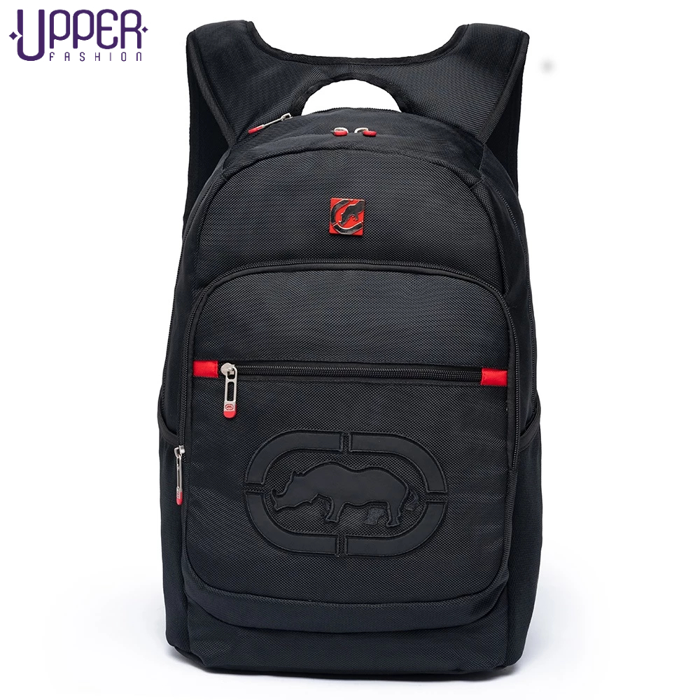 Mochila Preta Bolsa Ecko Masculina Reforçada Trabalho Passeio Faculdade Resistente