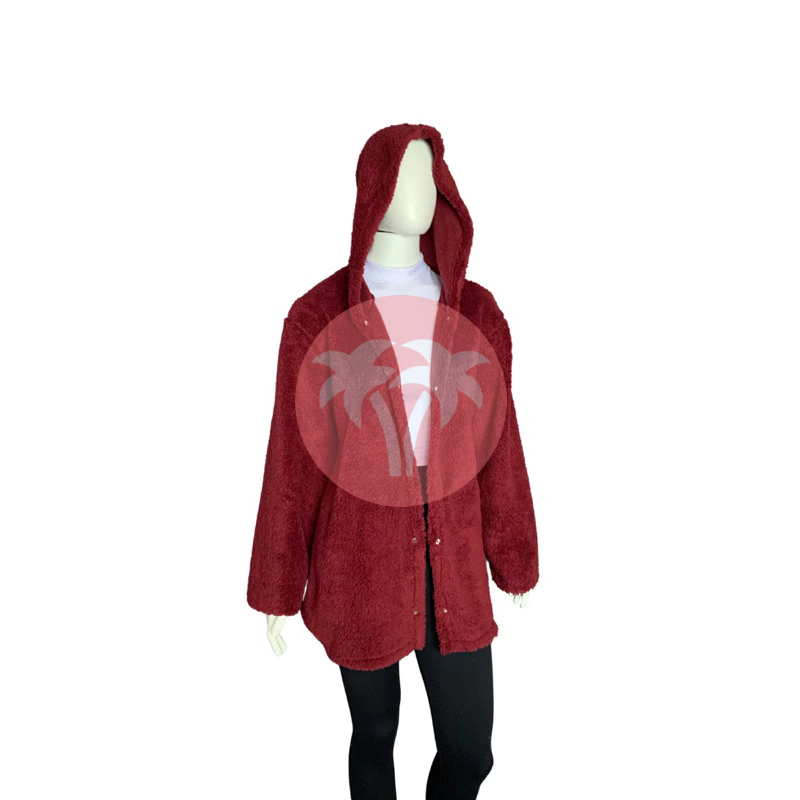 Casaco Teddy de Blogueira do P/M ao G3 C/ Botões de Pressão Moda Inverno