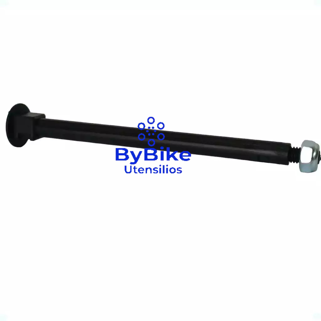 Eixo Dianteiro de Plástico Modelo 2(SÓ SERVE PARA BICICLETAS FABRICADA PELA NATHOR) Com Porca para Bicicletas do Aro 12 em Oferta na Shopee