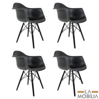 Conjunto 4 Cadeiras Charles Eames ARM com Braço Pés em Polipropileno - Cores em Oferta na Shopee
