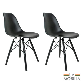 Conjunto 2 Cadeiras Eames Eiffel Pés Em Polipropileno Adulto - Cores Escrivaninha Escritorio em Oferta na Shopee