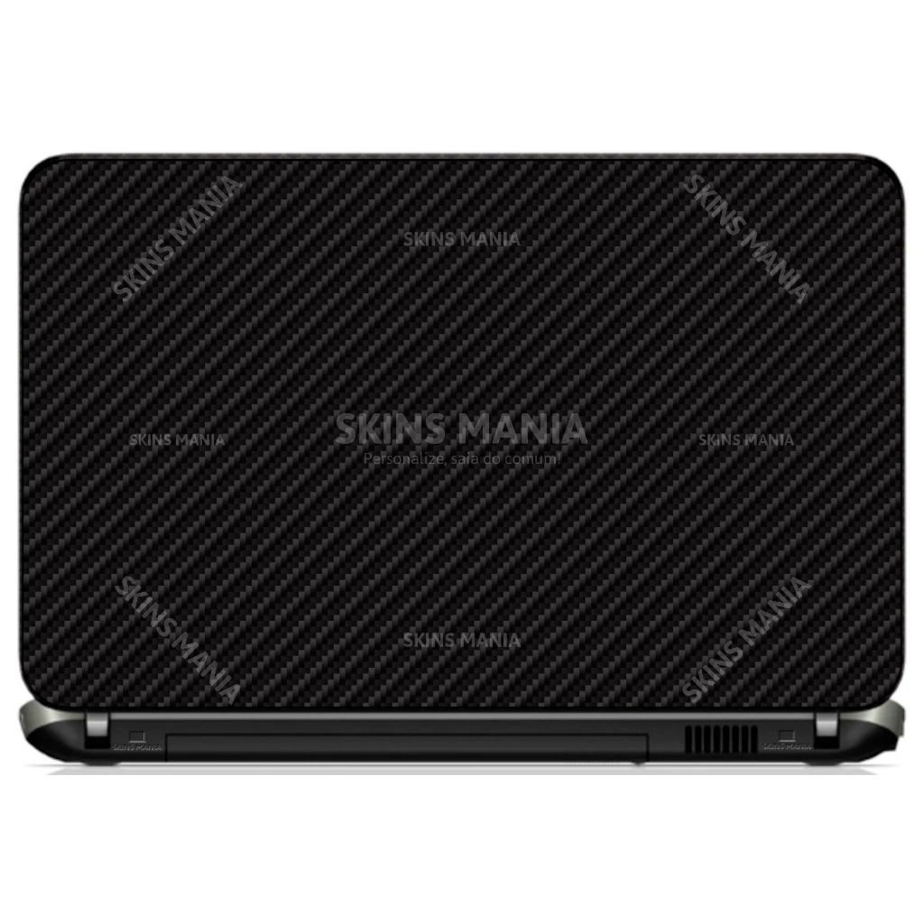 Adesivo Skin Notebook Fibra De Carbono Varias cores [ Preto ]  Dell Samsung Acer Positivo