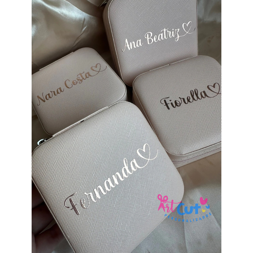 Adesivo termocolante para porta jóias (especificar se é com ou sem coração) em Oferta na Shopee