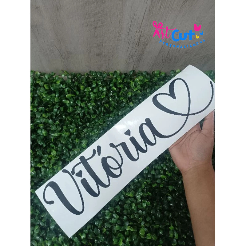 Adesivo Nome/ Palavra - Personalizado DIVERSOS TAMANHOS em Oferta na Shopee