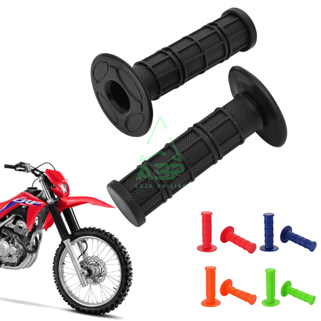 Manopla Moto Trilha Motocross Velocros Off Road CRF230 CRF250 KTM KXF YZ MXF