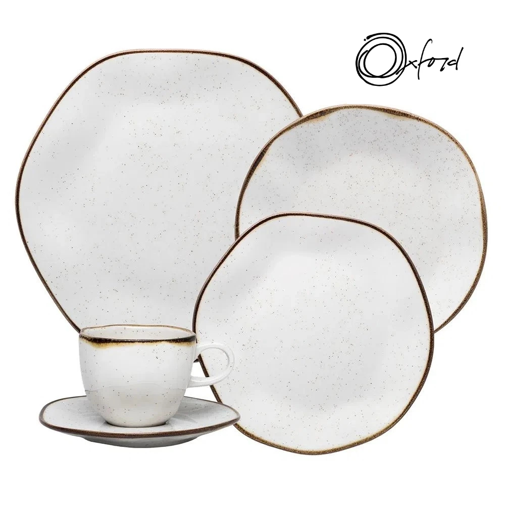 Aparelho de Jantar/Chá 20 Peças Porcelana Maresia – Oxford