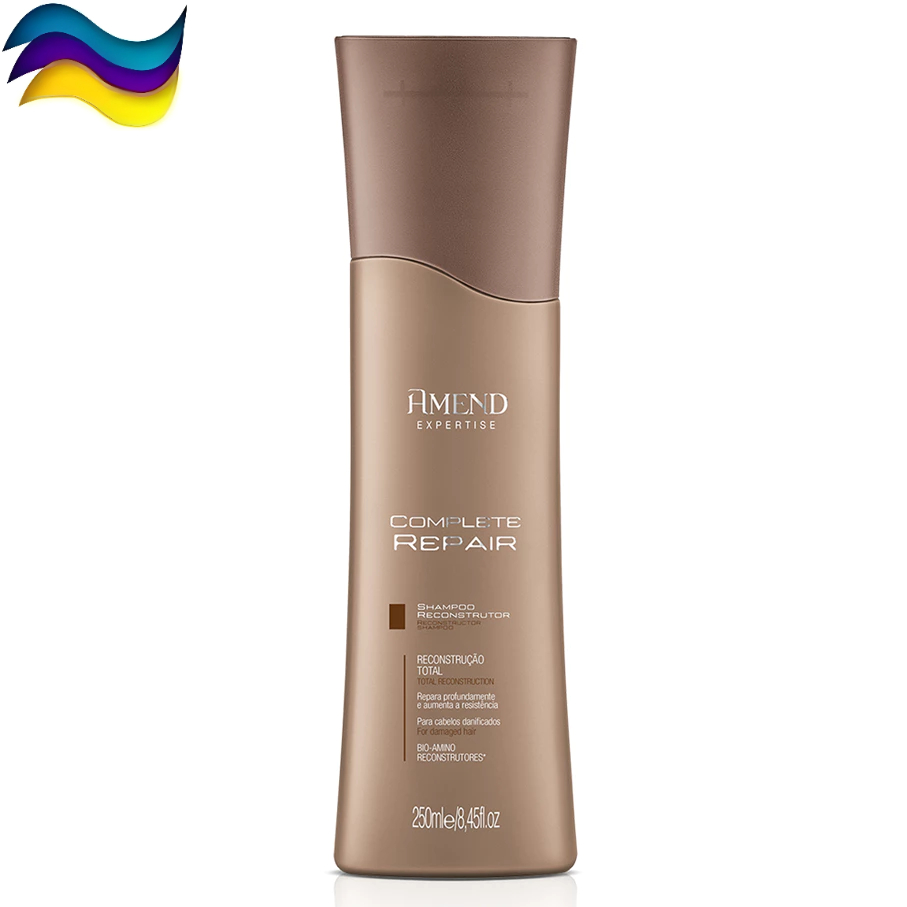 Amend Shampoo Reconstrutor Complete Repair Expertise 250ml - Limpeza Reparação Brilho Proteção