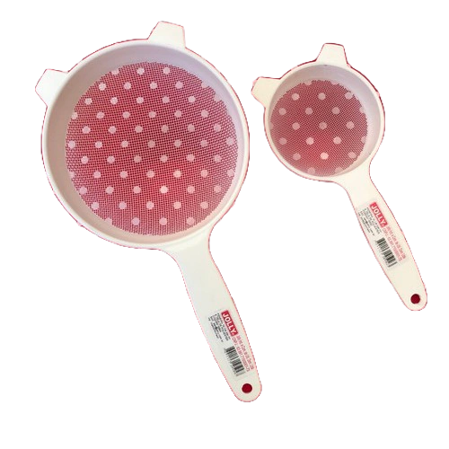 PENEIRA KIT ===NO KIT  CONTEM  01-PENEIRA MEDIA 01-PEQUENA Peneira Tamanho MÉDIO  Pequeno, Ideal Para Sucos e Alimentos Para o Bebê, Cores Suaves..