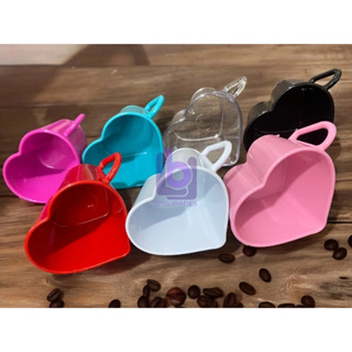 kit 50 xicaras de café coração plastico - amor/presente/café em Oferta na Shopee