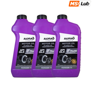 Kit 3 Radnaq Oil 75W90 Mineral API GL5 em Oferta na Shopee