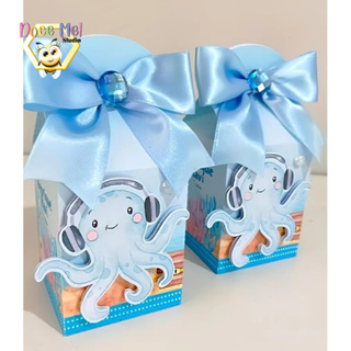 10 Caixa Milk - Tema Fundo do mar Menino- Lembrancinha Infantil - Mesversario em Oferta na Shopee