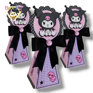 10 Pirâmides personalizada tema KUROMI- kit festa - lembrancinha infantil em Oferta na Shopee