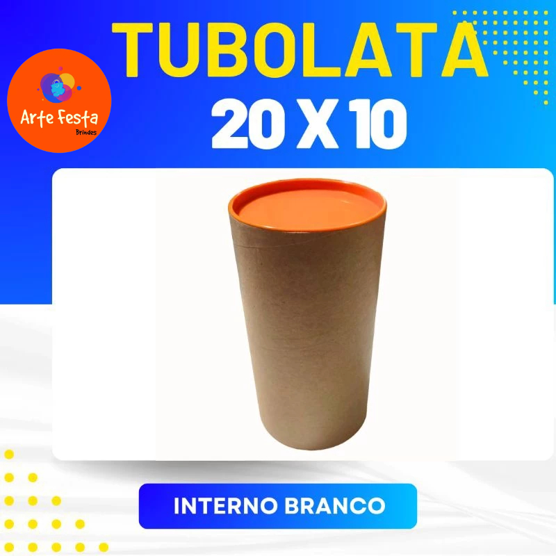 Tubolata 20x10 para personalizar interno branco