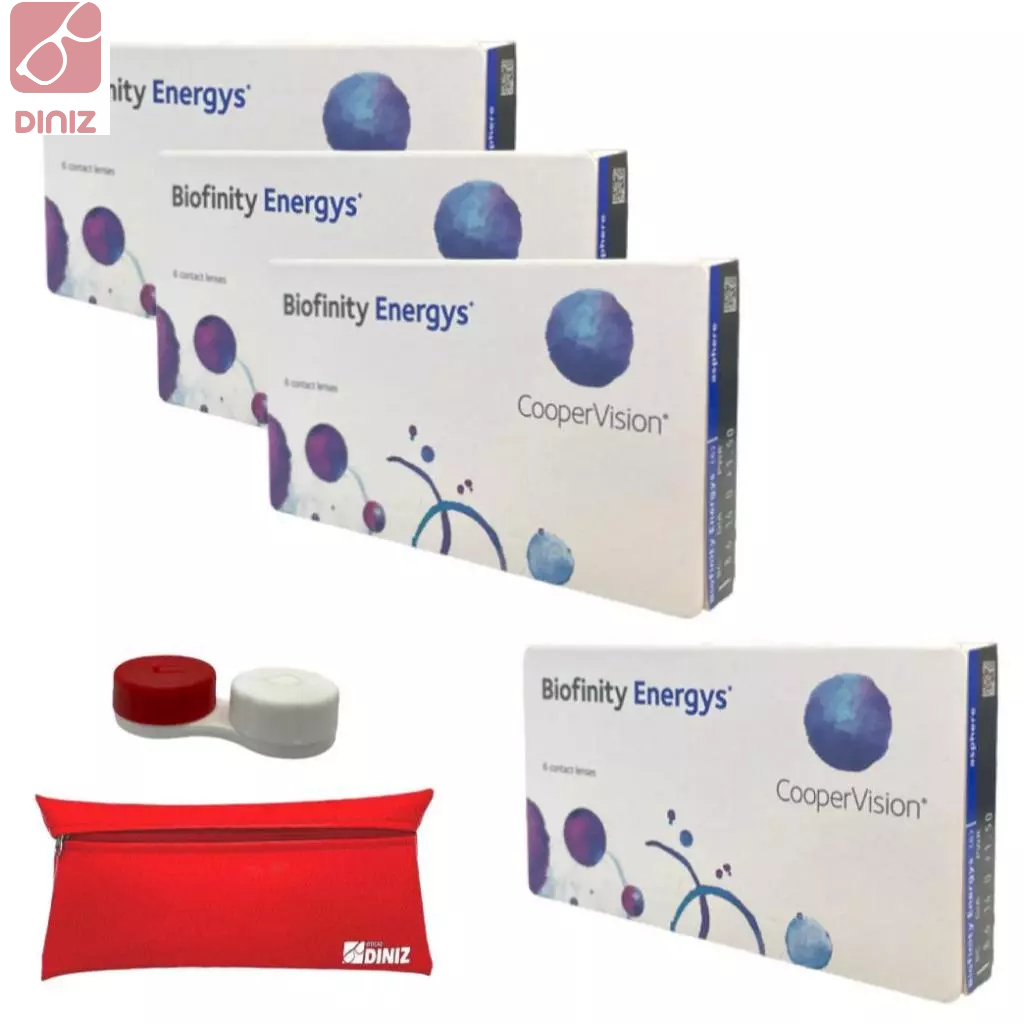 Lente De Contato Biofinity Energys Combo 3 + 1 Custo Beneficios - Revendedor Oficial