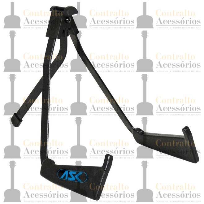 Suporte de Chão para Instrumentos de Cordas Suporte Portátil Para Violão E Guitarra Suporte ASK G6