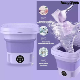 Mini máquina de lavar roupa dobrável portátil moderna máquina de lavar automática roupa in...