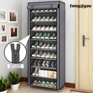 Sapateira para calçados 9 andares para 27 pares de sapatos organizador desmontável TINNY YOU em Oferta na Shopee