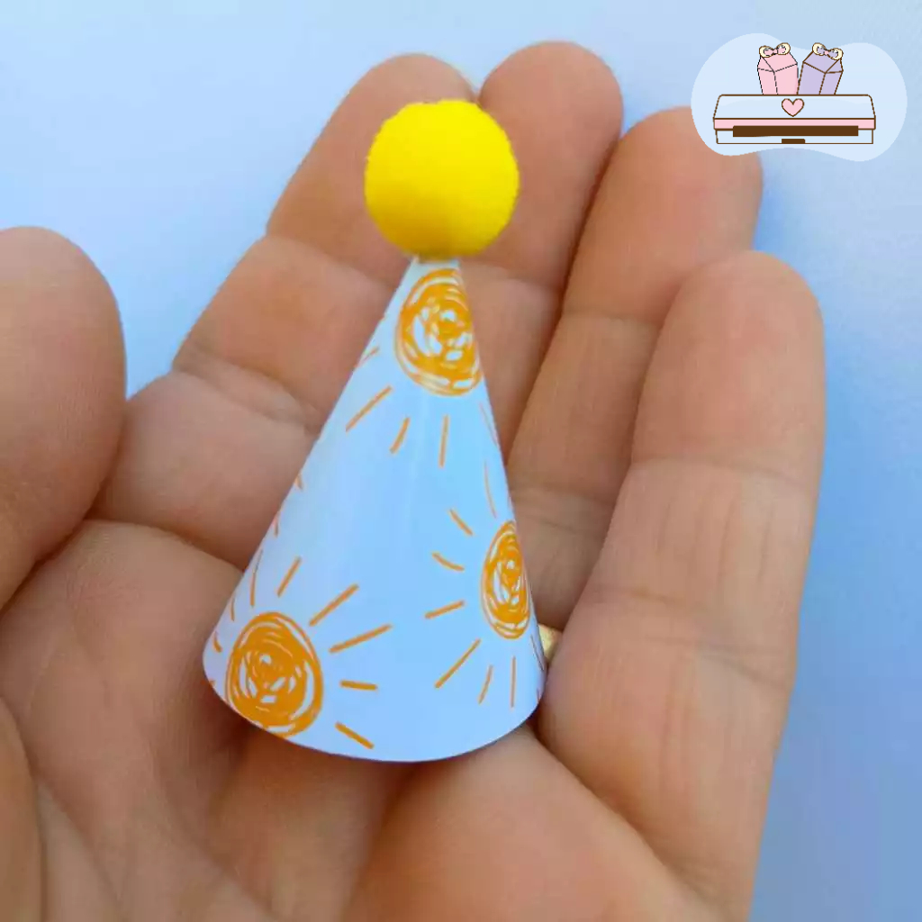 Mini chapéu para docinhos primeira volta ao sol | Ravi | piquenique |  Leia a descrição