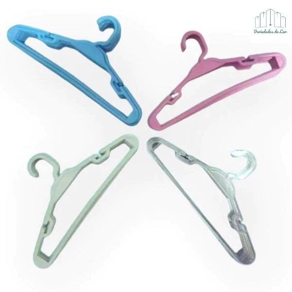 KIT 50 CABIDE INFANTIL BEBÊ - CABIDES PARA ROUPAS 50 UNIDADES