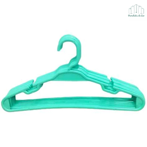 CONJUNTO CABIDE INFANTIL BEBÊ VERDE - KIT 20 PEÇAS 0 A 7 ANOS em Oferta na Shopee