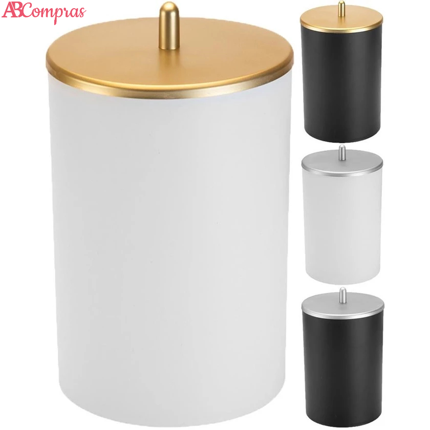 Lixeira Lixinho Cesto de Lixo Banheiro Lavabo Escritorio Luxo Pia Cozinha 5 Litros Luxo Arthi - Home & Living