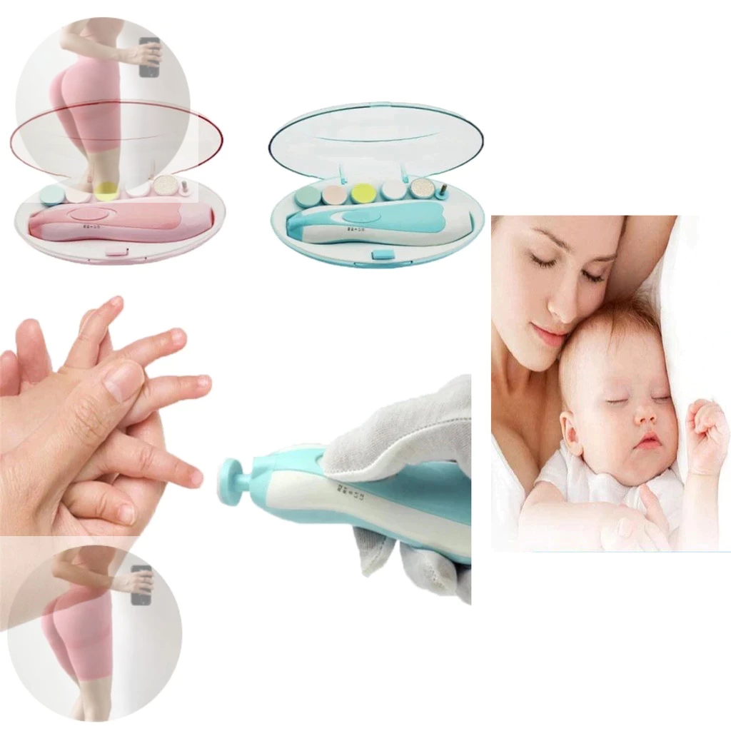 Tesoura Do Bebê Bebês Cuidado De Unhas Seguro Elétrica Bebê Prego Aparador Cortador De Unha Para Crianças Infantil