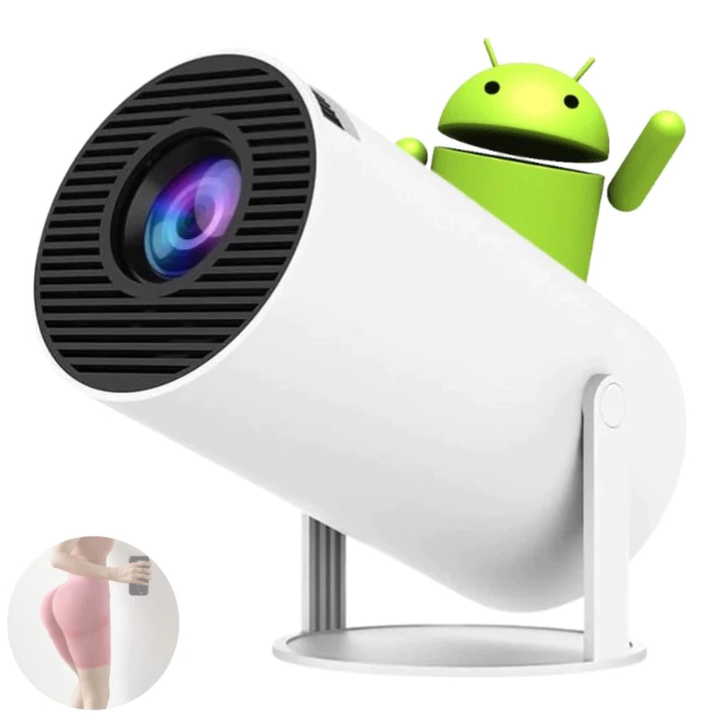 Projetor Hy300 4k Smart Android Wi-fi Espelhamento celular