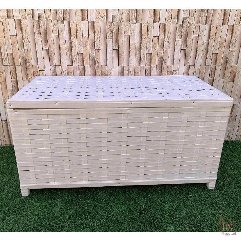 Baú Horizontal Caixa Cesto Organizador P/ Brinquedos e Roupa Suja 45lts 60x30x30 FIBRA SINTÉTICA fita