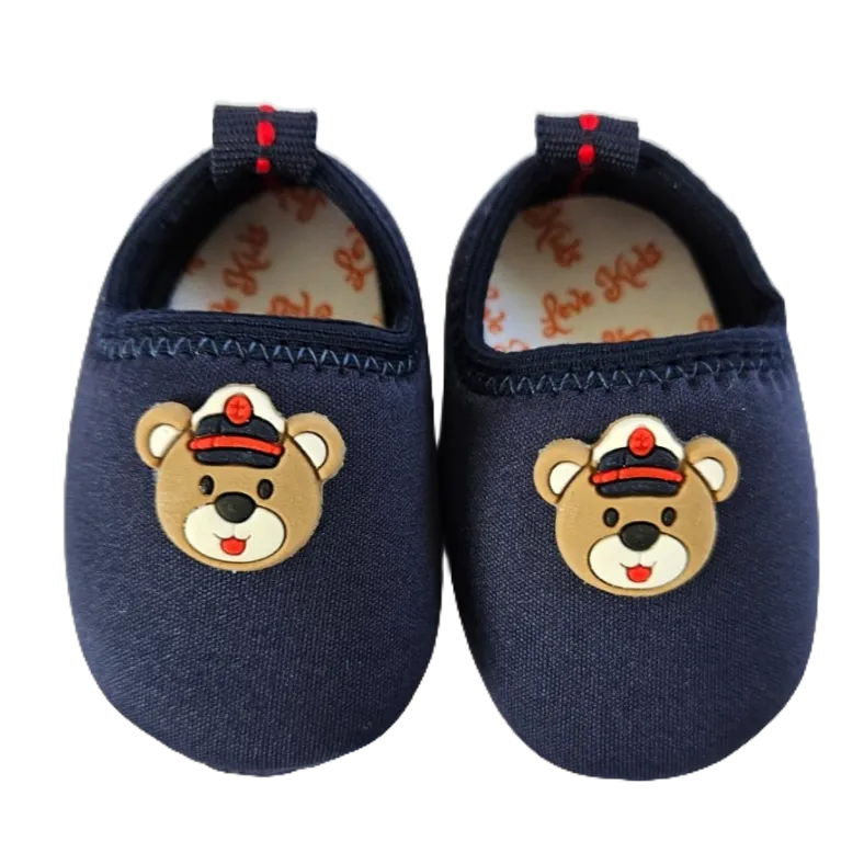 Pantufa Calce Fácil Bebê Confortável Macio Fofura Menino e Menina