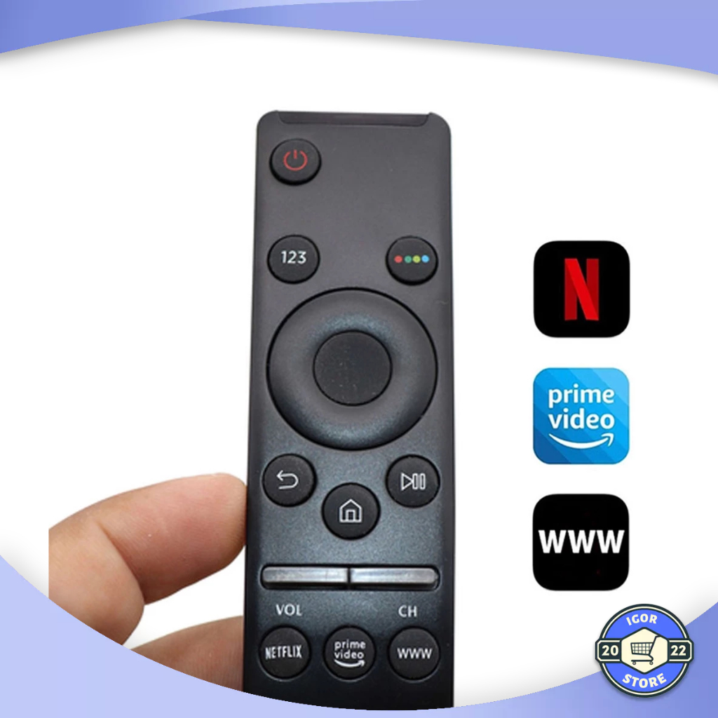Controle Remoto Tv Samsung 4k Com Botões de Atalho Netflix Amaz0n Oferta Envio imediato